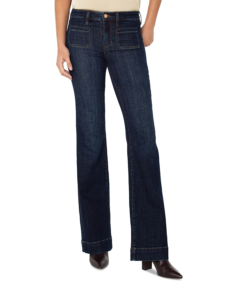 Liverpool Los Angeles Lucy Mid Rise Bootcut Jeans In Eastmoor In Blue