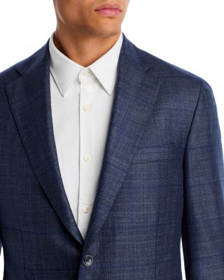 Loro Piana Fabric Silk &amp; Cashmere Windowpane Slim Fit Sport Coat