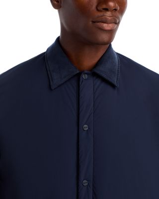 Light Stretch Nylon &amp; Light Cord Patch Pocket Jacket