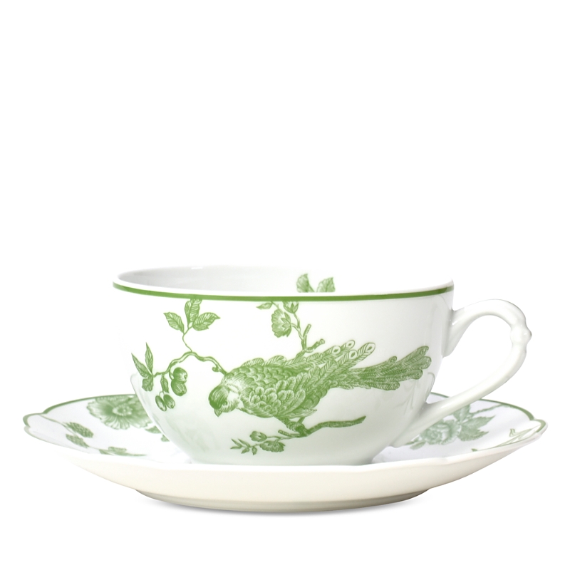 Bernardaud Albertine Breakfast Saucer In Green