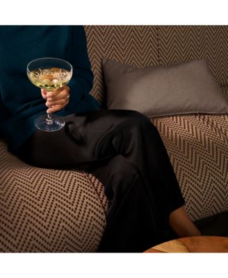 Lismore Essence 7 oz. Champagne Saucers, Set of 2