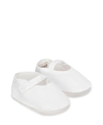 Hope & Henry - Unisex Linen Button Strap Soft Shoe - Baby