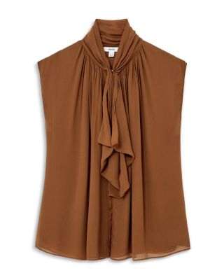 Lucy Ruffle Sleeveless Top