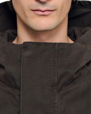 Boxy Fit Washed Parka