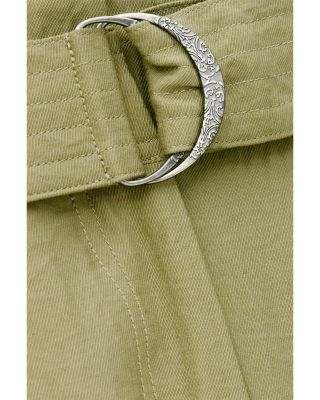 Dola Pleated Belted Pants