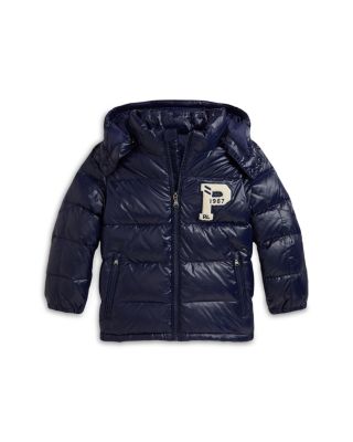 Boys' Glossed Hooded Down Jacket - Little Kid