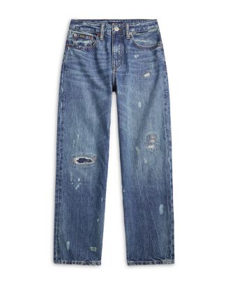 Ralph Lauren Boys' Lynwood Relaxed Fit Distressed Jean - Big Kid ...