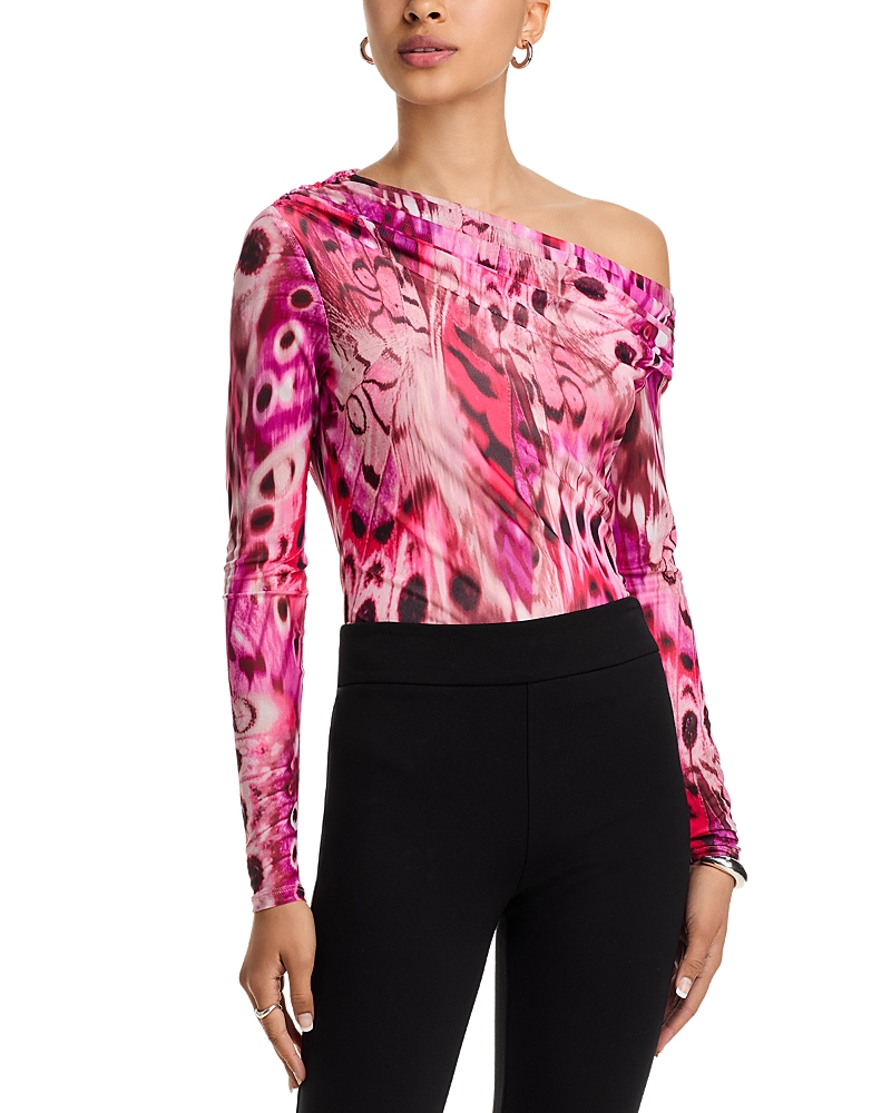 Afrm Printed Asymmetric Top In Multi