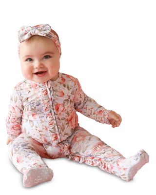 Girls' Aviva Ruffled Footie - Baby