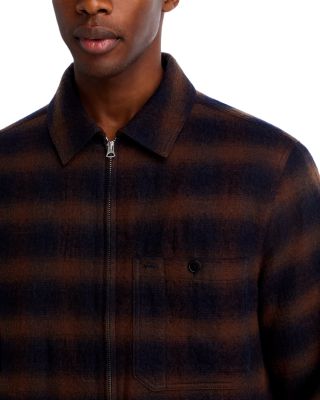 Zip-Front Jacket in Japanese Flannel