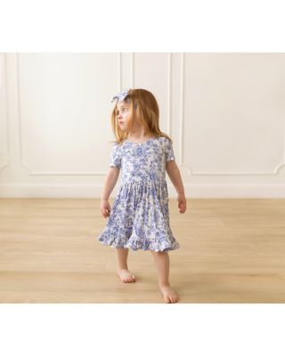 Girls' Briar Short Sleeve Ruffled Twirl Dress - Little Kid, Big Kid
