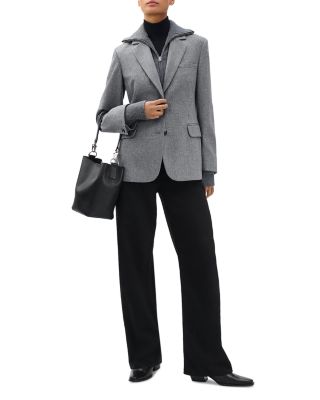 Frank Knit Combo Blazer