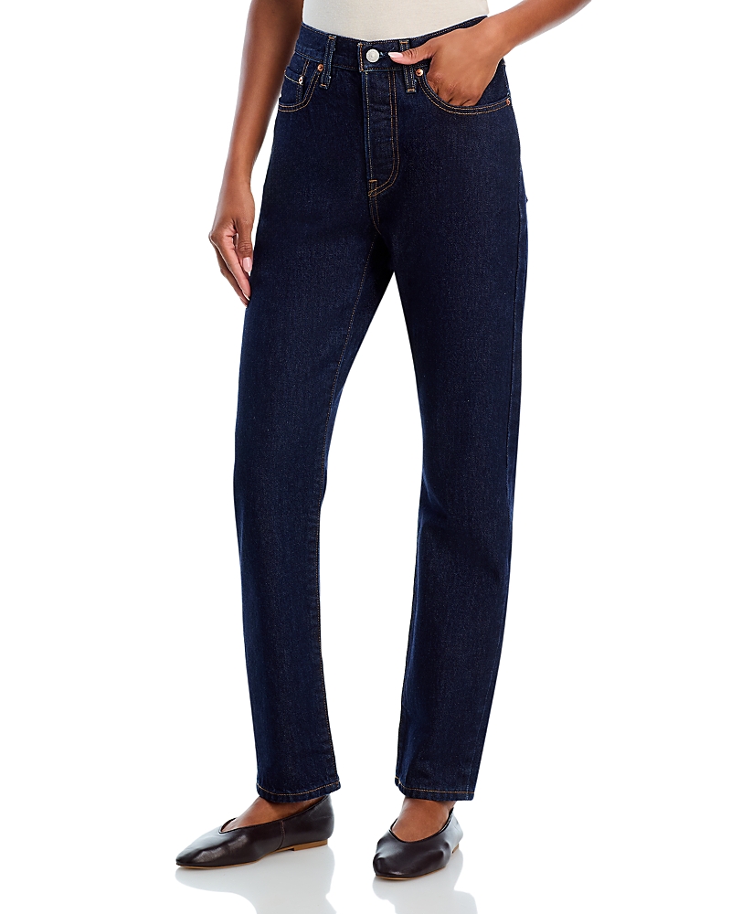 Levi's 501 High Rise Straight Jeans in Deep Breath