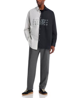 Two Tone Button Down Shirt