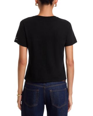 Faux Pearl Jadore Shrunken Tee