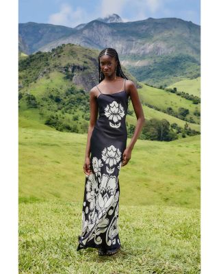 Arabesque Maxi Slip Dress