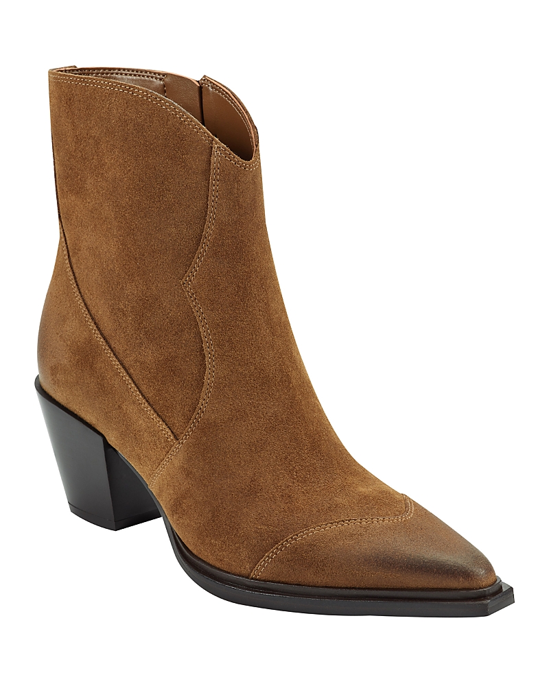 Marc Fisher Ltd Giulie Pointed Cap Toe Bootie In Neutral
