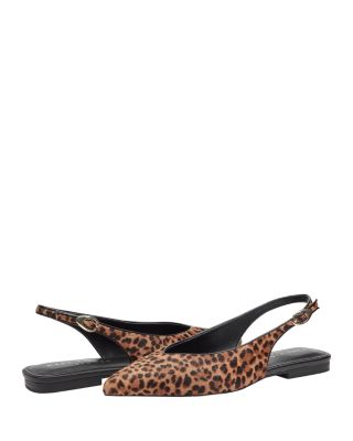 Women&#39;s Gabraly Calf Hair Slingback Flats