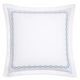 Matouk Brando Embroidered Percale Sham, Euro - Exclusive | Bloomingdale ...