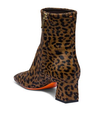  Women&#39;s Animal Print Ankle Boot