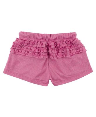Girls' Sparkle Ruffle Pocket Lottie Short - Baby, Little Kid