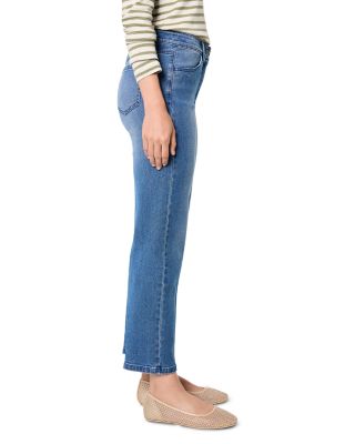 High Rise Straight Leg Jeans in Uptown