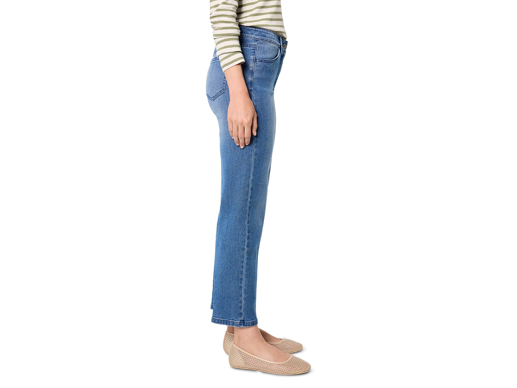 High Rise Straight Leg Jeans in — Image 8