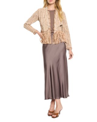 Cork Fringe Knit Jacket