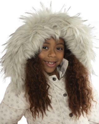 Girls' Kyla Faux Trim Coat - Little Kid, Big Kid