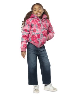 Girls' Flurry Floral Hooded Coat - Little Kid, Big Kid