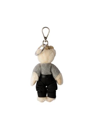 Teddy Bag Charm with Metal Ring