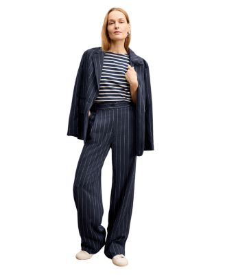 Fitz Pleated Women&#39;s Summer Pinstripe Trouser