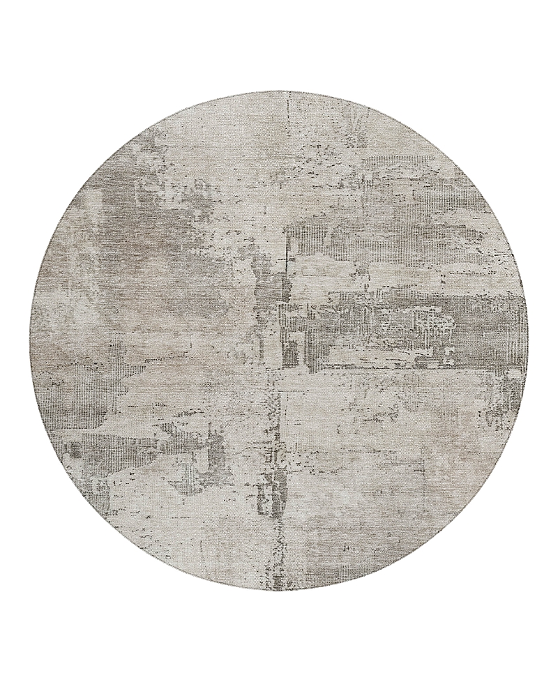 Dalyn Rug Company Dalyn Nouveau Nv8 Round Area Rug, 8' X 8' In Sand