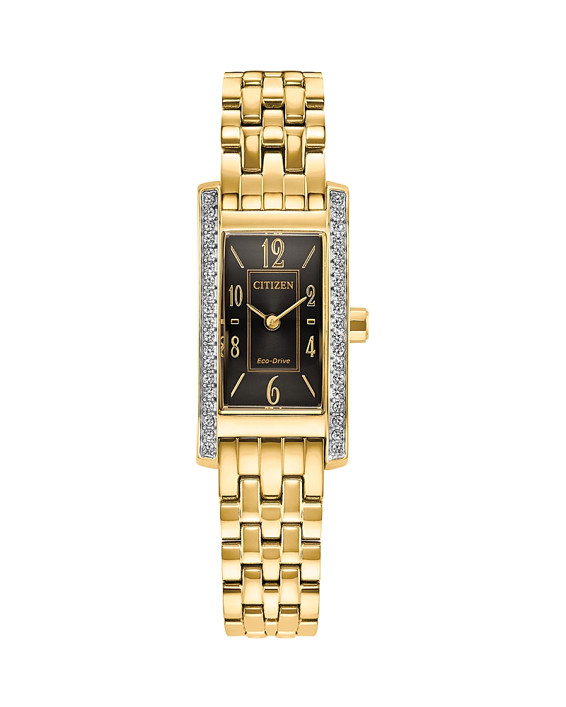 Citizen Eco-drive Classic Petite Palidoro Watch, 14mm X 28mm In Gold