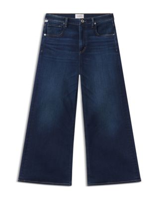 Lyra Wide Leg Cropped Jeans in Dakota