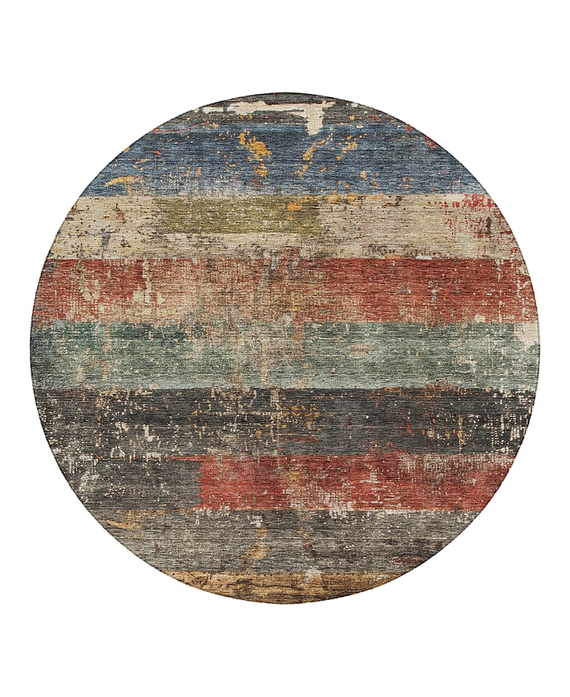 Dalyn Rug Company Dalyn Nouveau Nv6 Round Area Rug, 8' X 8' In Green