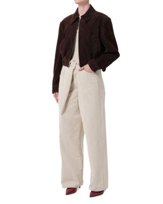 Nahla Suede Cropped Jacket