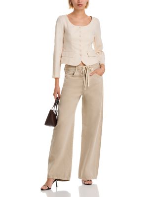 Inga Poplin Button Up Top