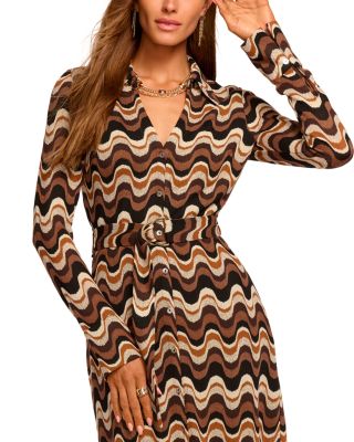 Lydia Swirl Print Dress