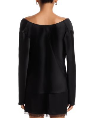 Barb Lace Low Back Top