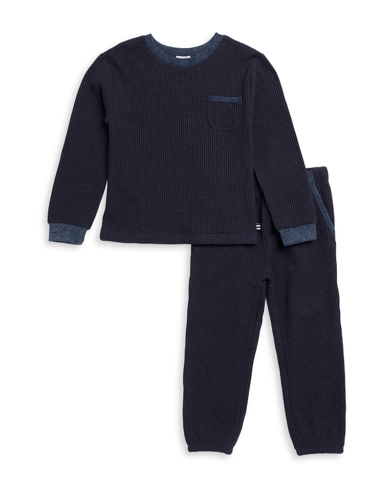 Splendid Boys' Jake Thermal Jogger Set - Little Kid In Blue