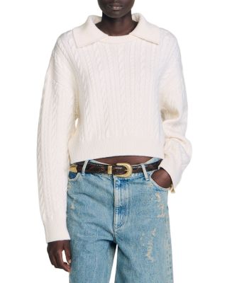 Cable Knit Wool Sweater