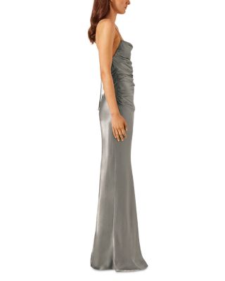 La Lune Lace Up Back Maxi Dress