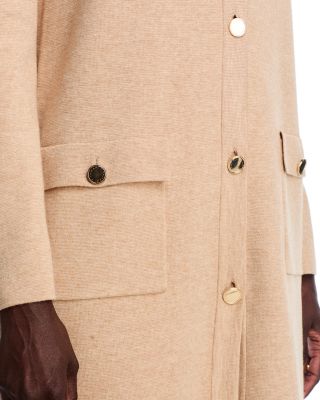 Crewneck Button Down Cardigan Sweater