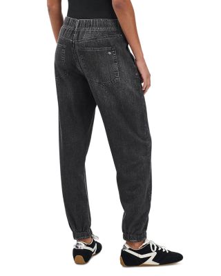 Miramar Terry Jogger Pants in Faded Black 