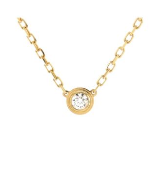 Pre-Owned Cartier - Small Cartier D'Amour Pendant Necklace 18K Gold and Diamond