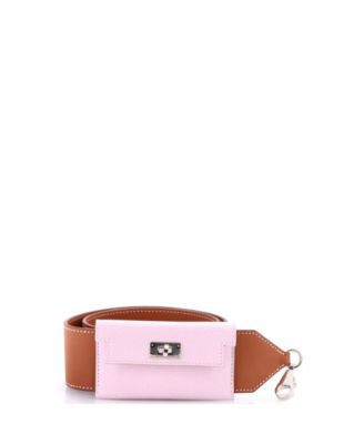 Pre-Owned HERMÈS - Kelly Pocket Bag Shoulder Strap Swift and Epsom