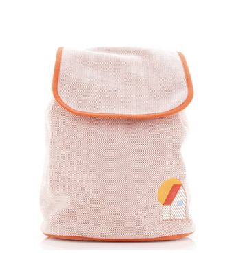 Pre-Owned HERMÈS - Les Cabanes Backpack Embroidered Toile