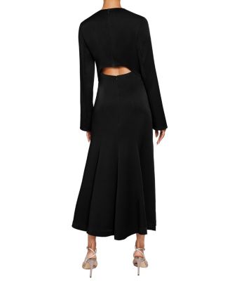 Charlize Long Sleeve Fit & Flare Midi Dress