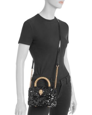Mini Kensington Sequin Top Handle Bag